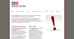 Desktop Screenshot of 5dinvestigations.com